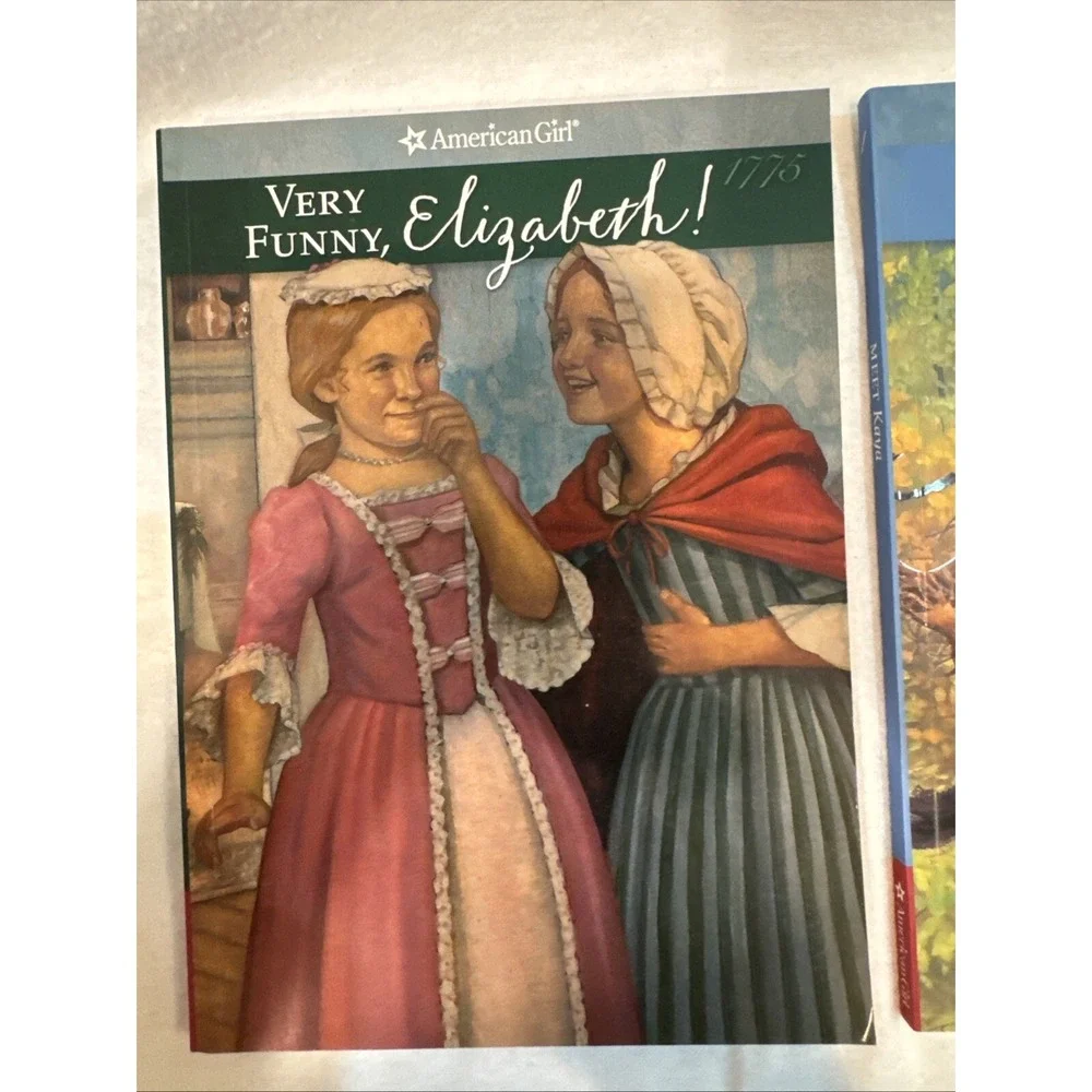 American Girls Collection Lot of 2 paperbacks Books Meet Kaya & Elizabeth Nice!